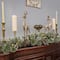 6ft. Pre-lit Glittery Bristle® Artificial Christmas Pine Mantle Swag with Pine Cones and Clear Lights